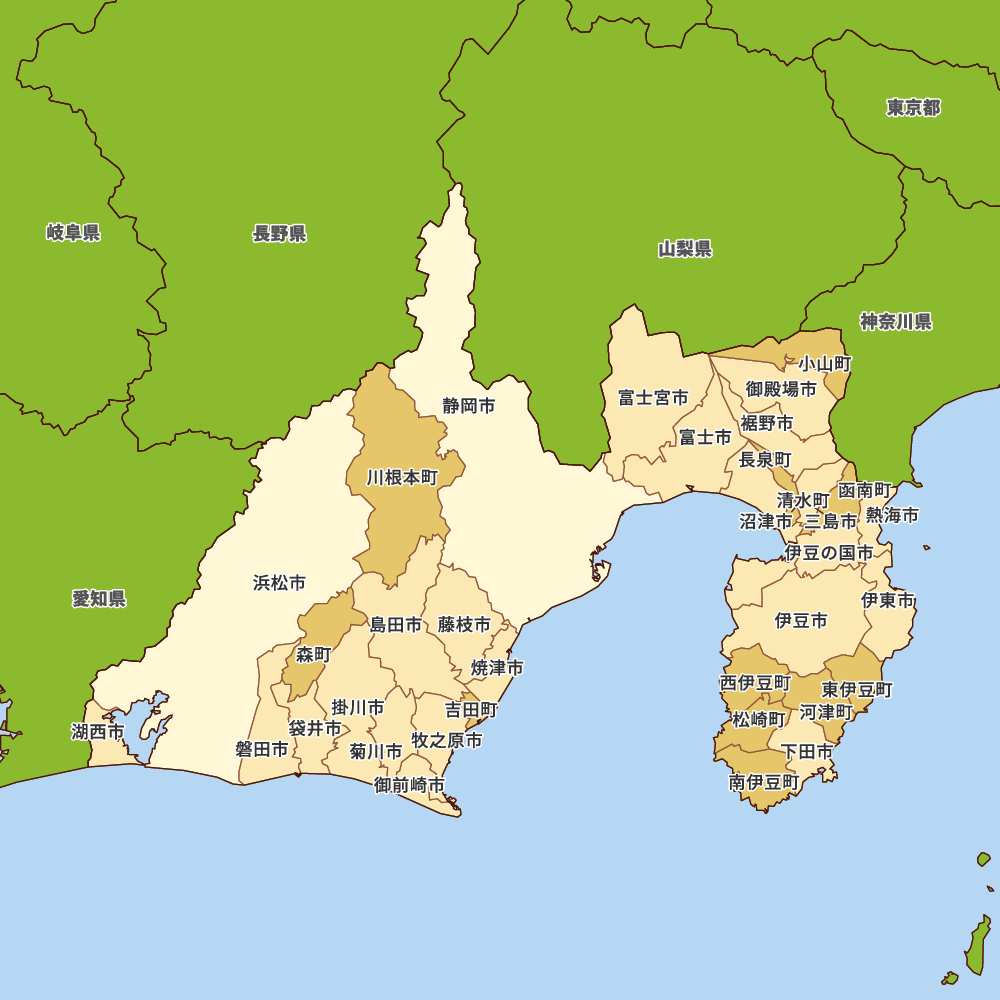 静岡県マップ